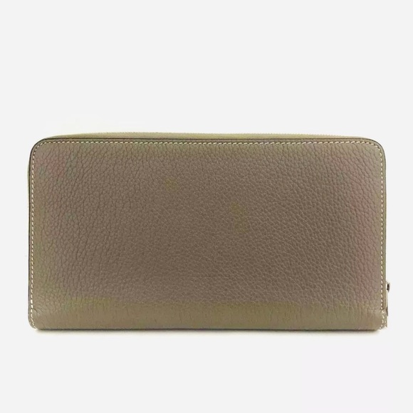 228 Celine Leather Zipped  Around Long Wallet - Picture 2 of 9
